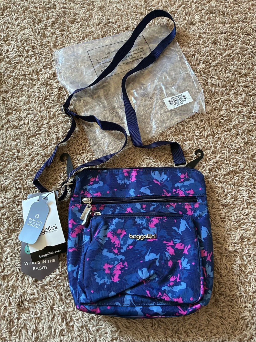 Baggallini Pocket Crossbody Bag NWT!